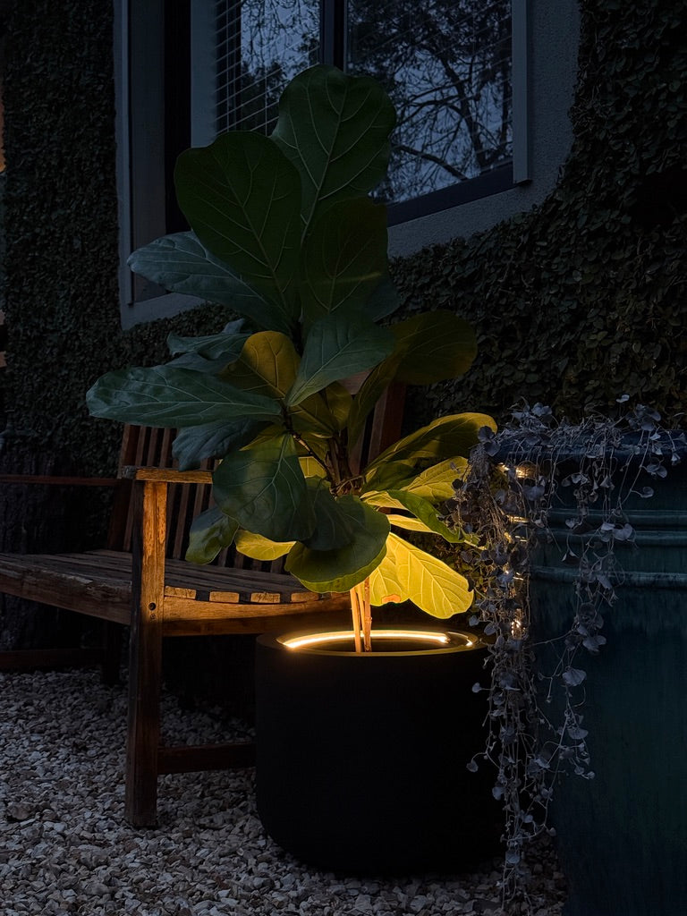 Midi Lume – Medium Decorative Planter with Light (410mm)